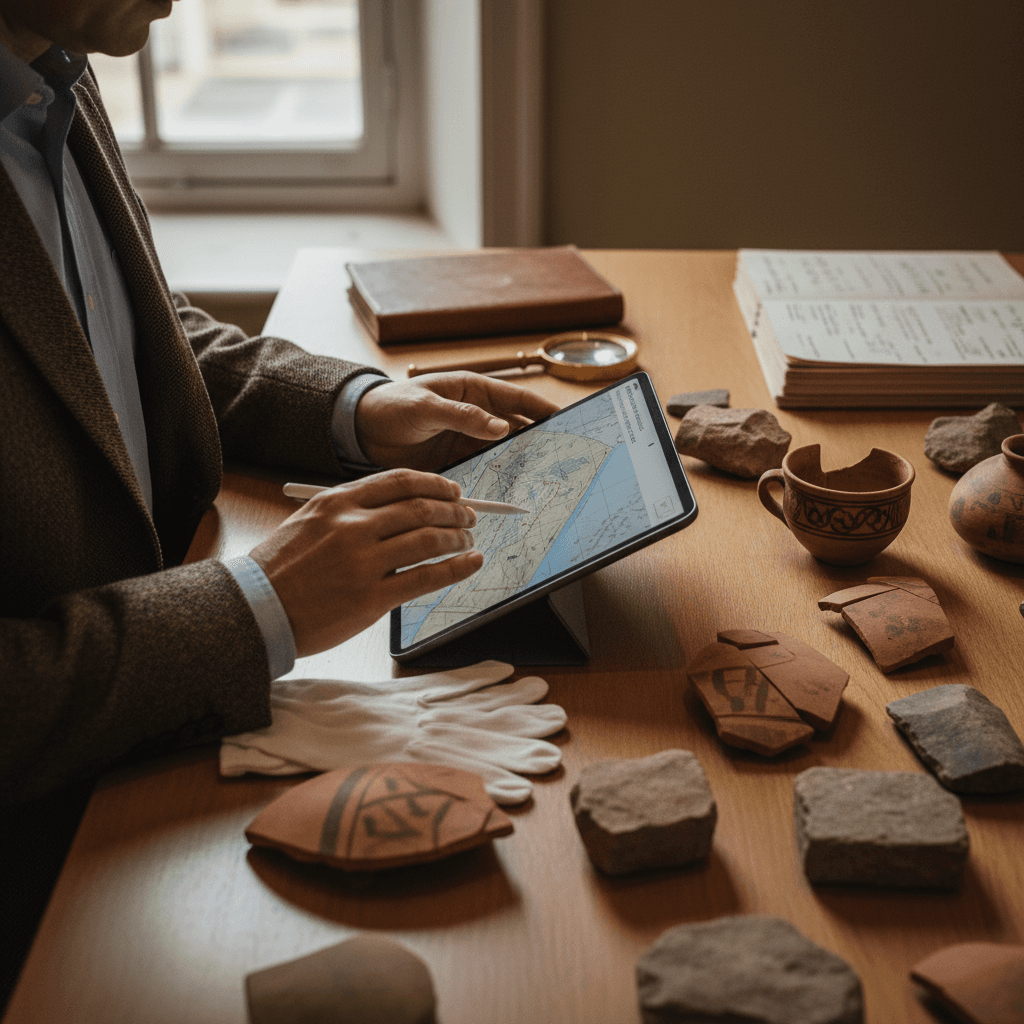 Hands reviewing a simple written quote for property services